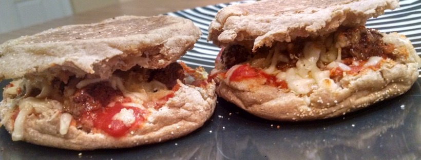 Dual Bison Ball Parmesan English Muffi Pizza Sandwiches